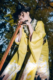 Ely_eee(ElyEE子) – Ginkgo Black Cat 银杏黑猫