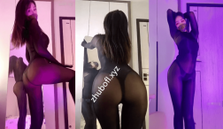 快手主播@蜜桃姐姐 定制透视连体衣热舞3V/212M