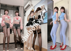 快手@双胞胎大妹二妹 定制热舞3V/566M