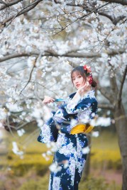 冬马路纱 – 樱园浴衣