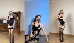 抖音主播@爱跳舞的小野猫 定制情趣热舞55V/864M