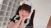 yurinslittlepeach – 28分钟 Cos白丝双马尾女仆 [1V/777MB]